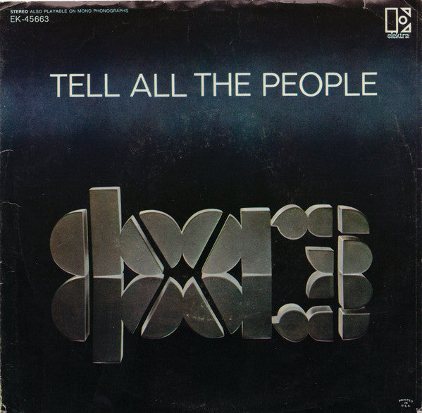 The Doors - Tell All The People 7"