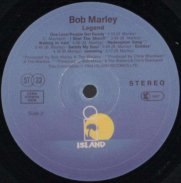 Bob Marley & The Wailers - Legend
