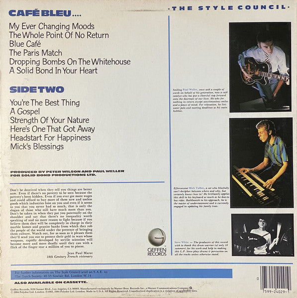 The Style Council - My Ever Changing Moods
