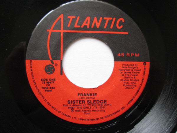 Sister Sledge-  Frankie 7"