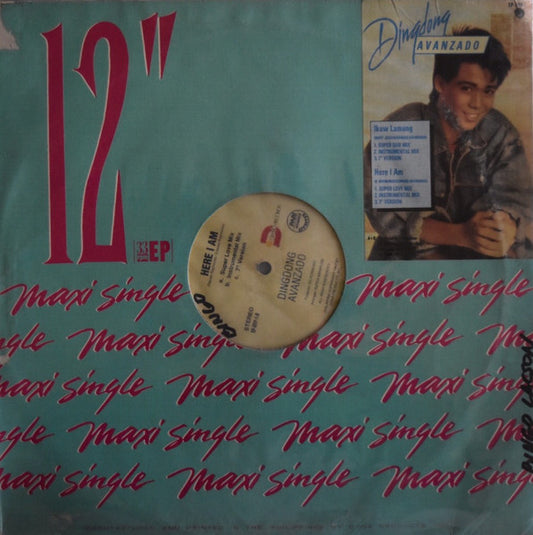 Dingdong Avanzado- Ikaw Lalamang/Here I Am 12" EP/remix