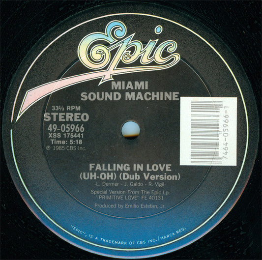 Miami Sound Machine- Falling In Love (Uh-Oh) 12"