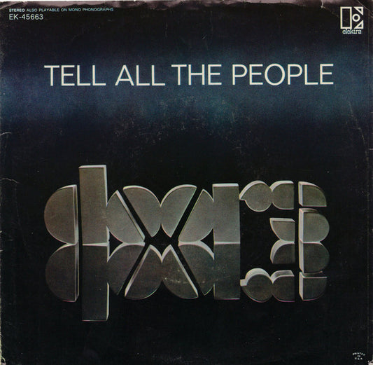 The Doors - Tell All The People 7"