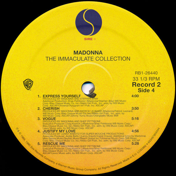 Madonna - The Immaculate Collection