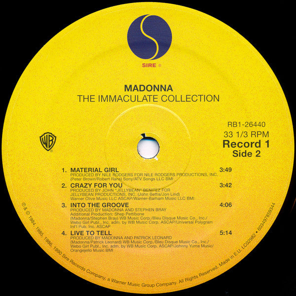 Madonna - The Immaculate Collection