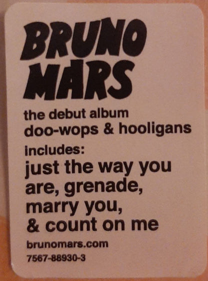 Bruno Mars - Doo-Wops & Hooligans