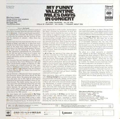 Miles Davis - My Funny Valentine In Concert