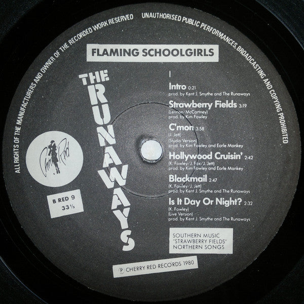 The Runaways with Cherie Currie - Flaming Schoolgirls