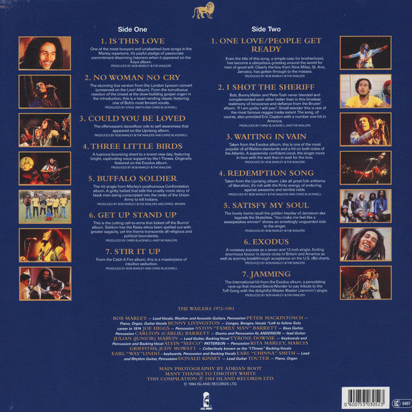 Bob Marley & The Wailers - Legend