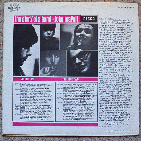 John Mayall - The Diary of A Band