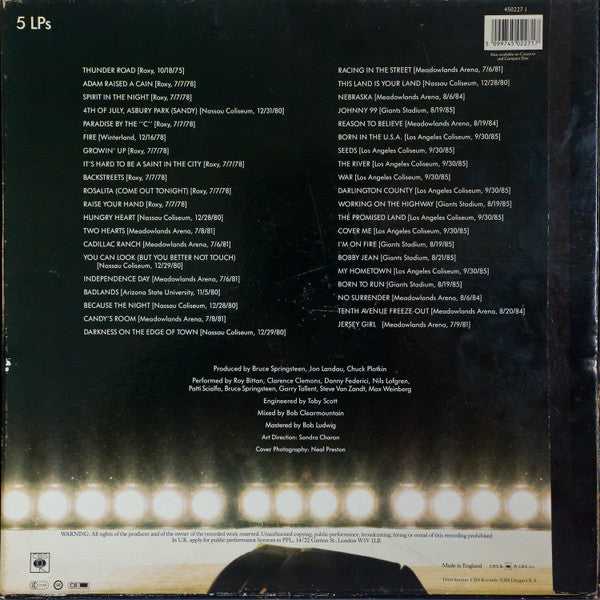 Bruce Springsteen - Live / 1975-85 (5xLP, bpxset)