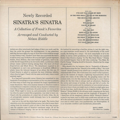 Frank Sinatra - Sinatra's Sinatra